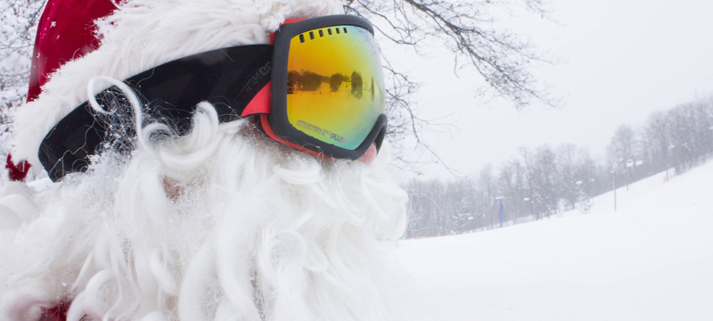 Ski Free With Santa