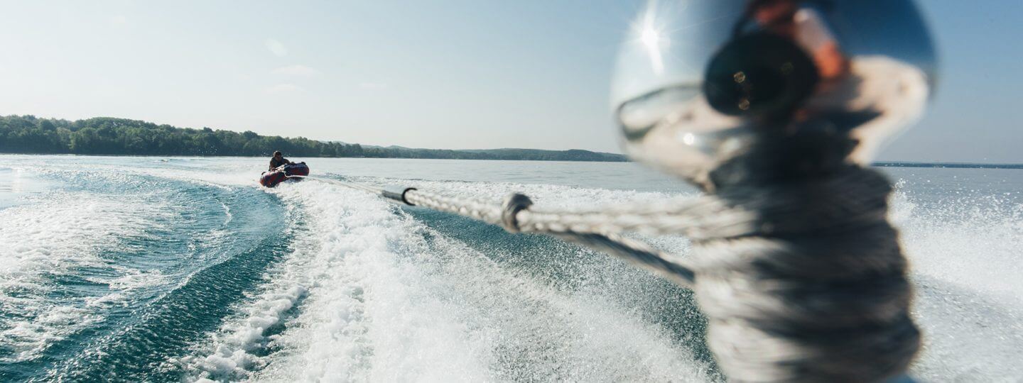 Tubing on Torch Lake