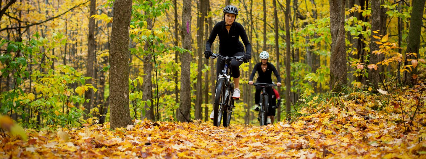 Biking on the Glacial Hills Natural Pathway