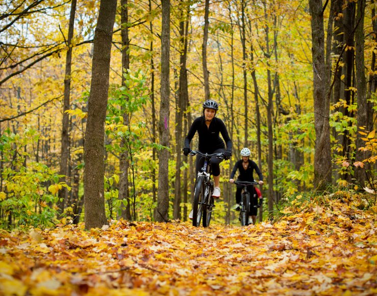 Biking on the Glacial Hills Natural Pathway