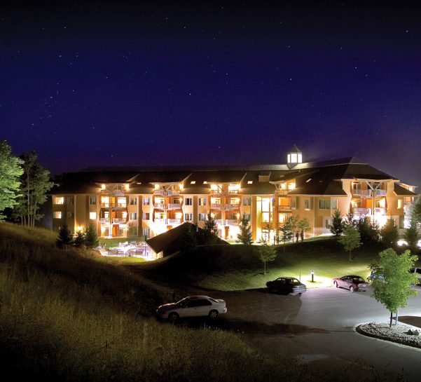 The Lodge at Cedar River at Night