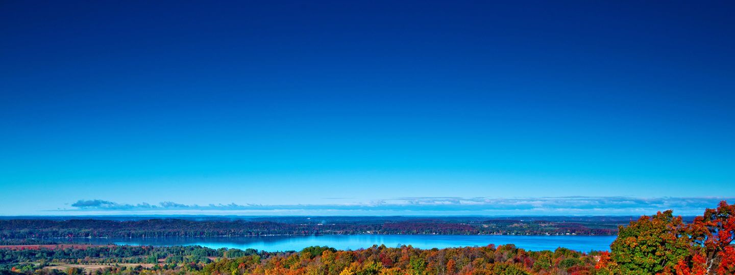 Lake Bellaire - View of Fall Colors