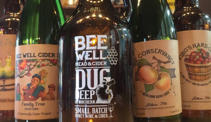 Bee Well Meadery collection of bottles