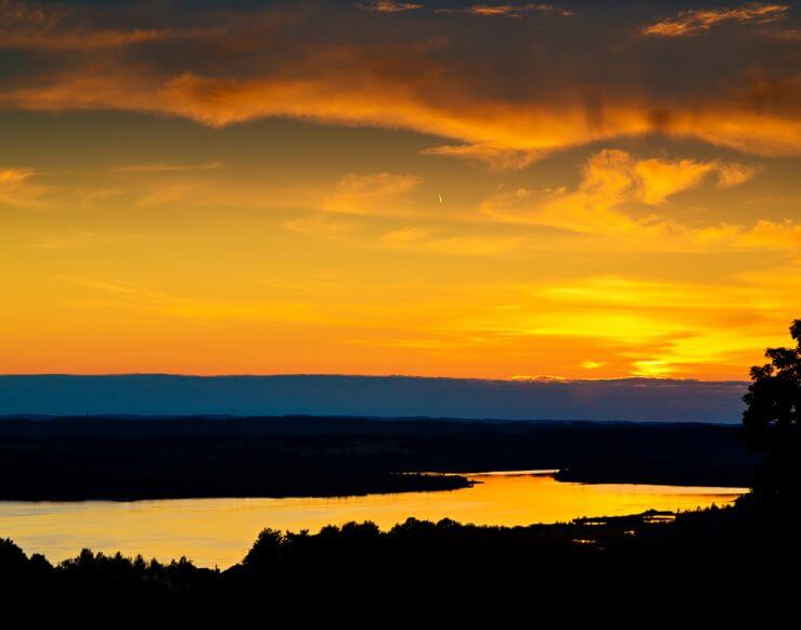 Lake Bellaire at Sunset