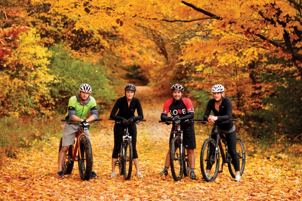 Biking at Glacial Hills