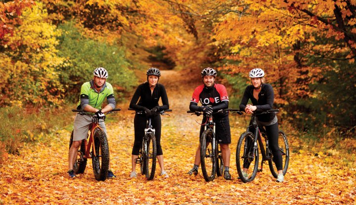 Biking at Glacial Hills