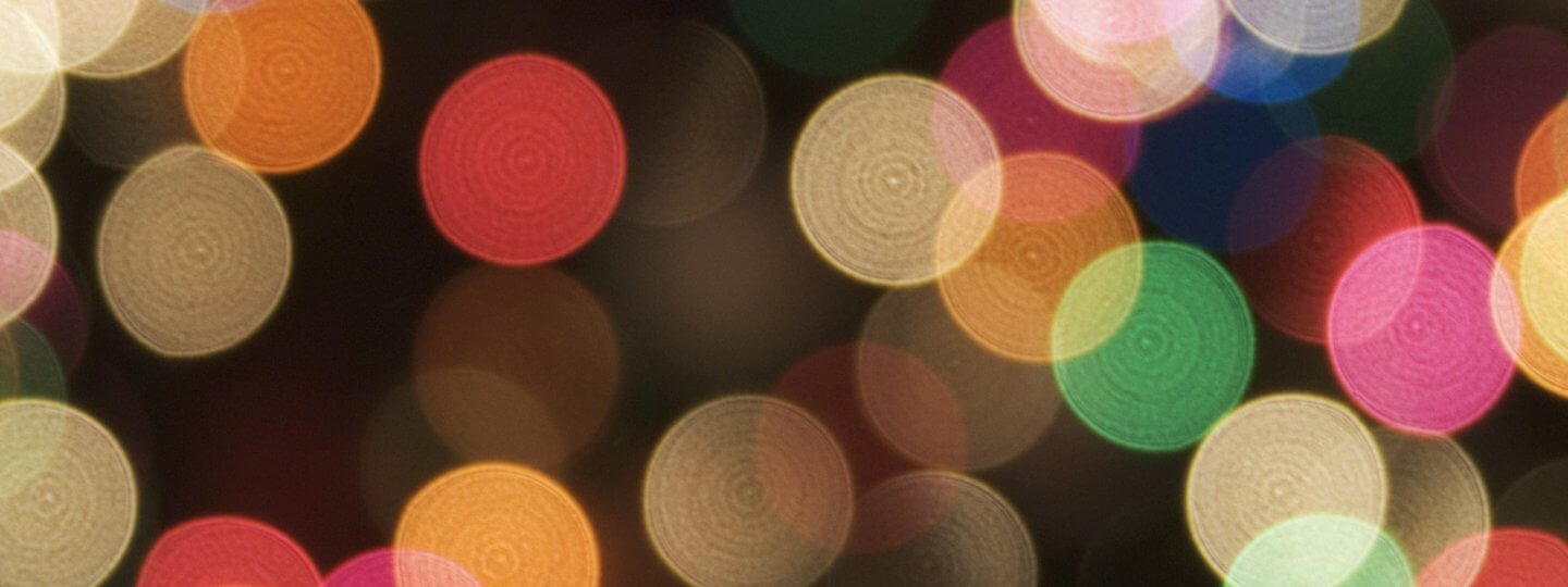 Blurred Christmas lights