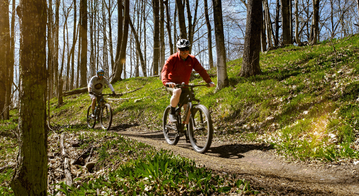 Riding at Glacial Hills in Bellaire