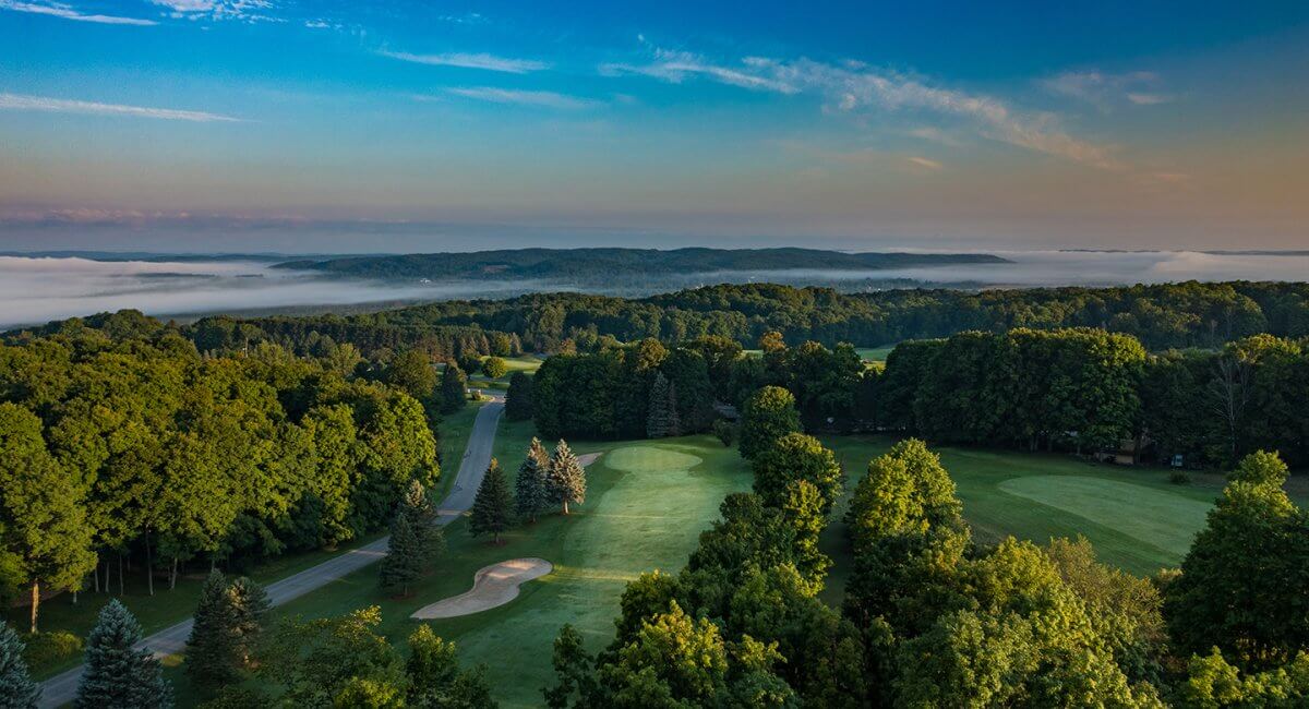 Aerial of Summit GC #10 and 11