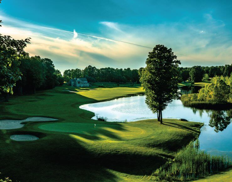 Cedar River Golf Course - Hole #7 Green