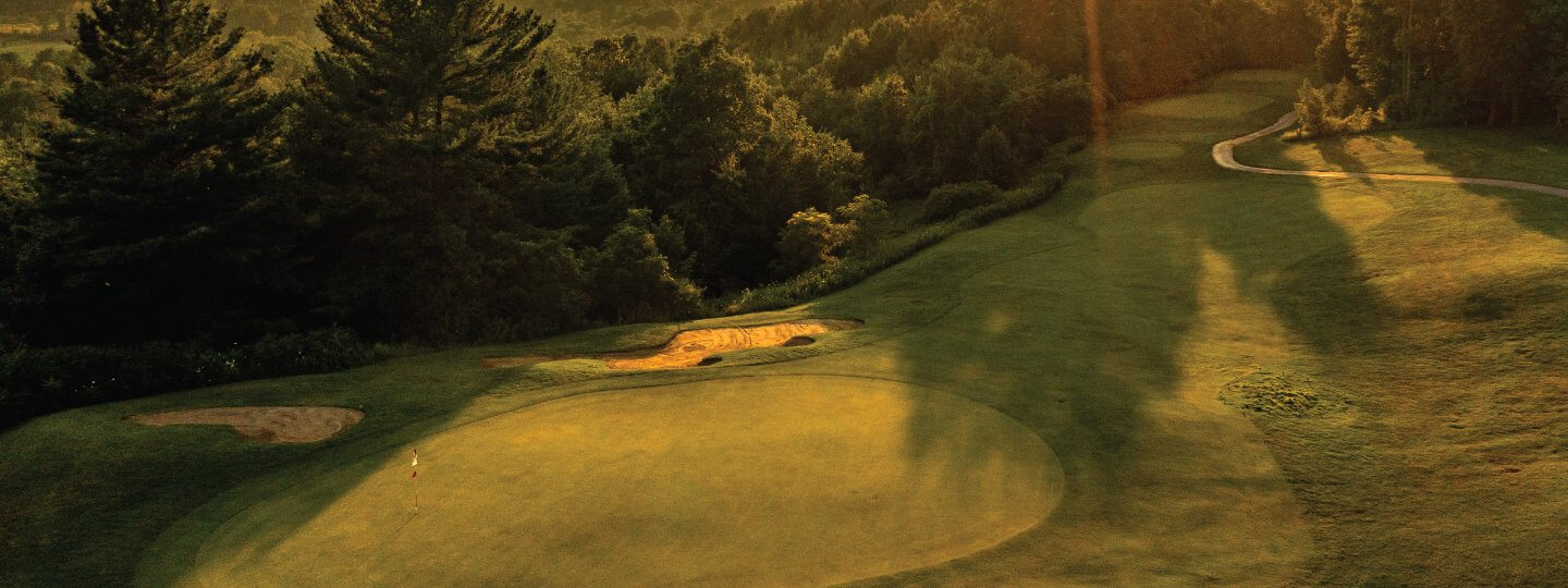 The Legend GC Hole #4 Green with Lake Bellaire