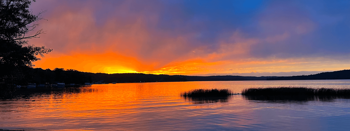 Sunset at a Lake