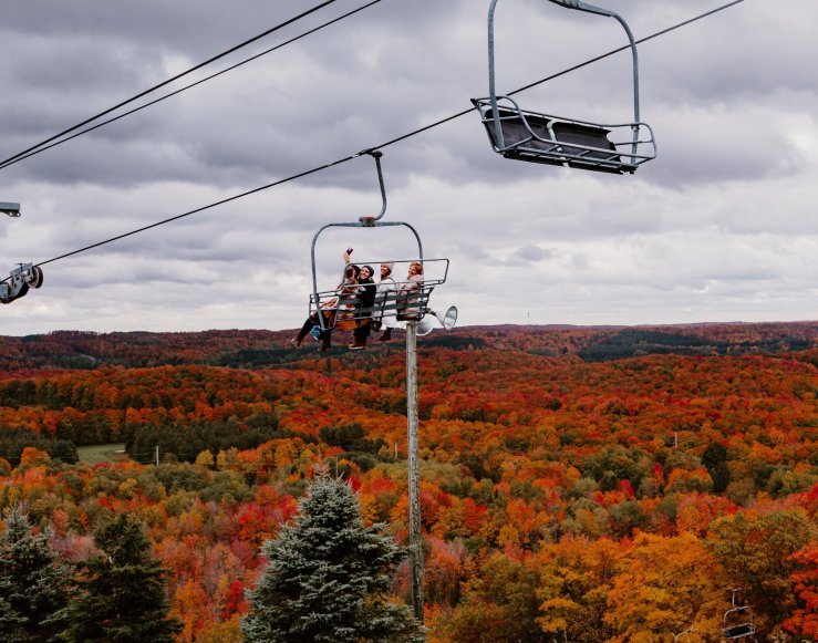 fall chairlift rides