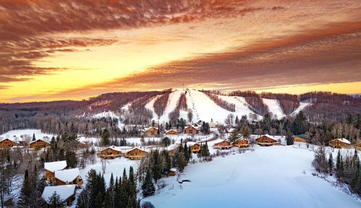 Schuss Mountain at Sunset